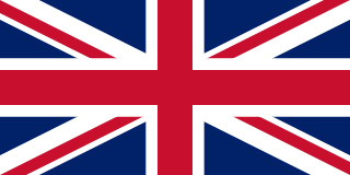 Flagge des Vereinigten Königreichs von Großbritannien und Nordirland. Union Jack